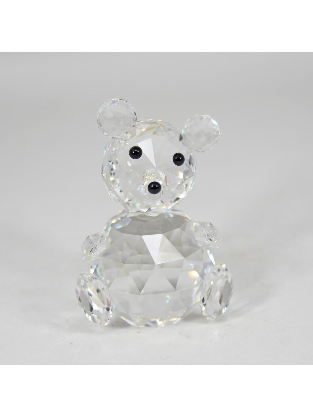 Swarovski Crystal Large Bear Woodland Friends 2 3/4" Figurine 1980s No Box VTG